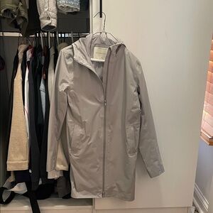 Aritzia Gray Hooded Jacket
